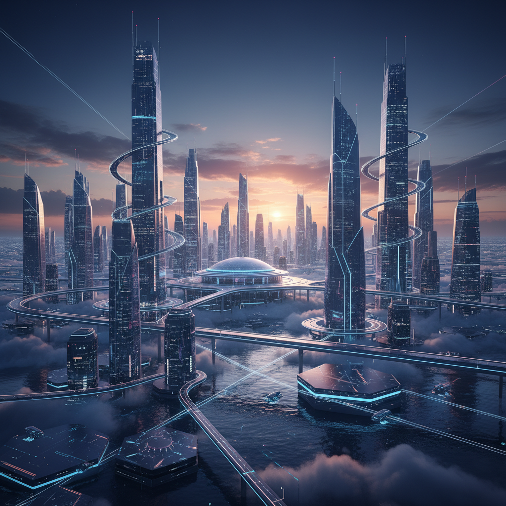 virtual city skyline