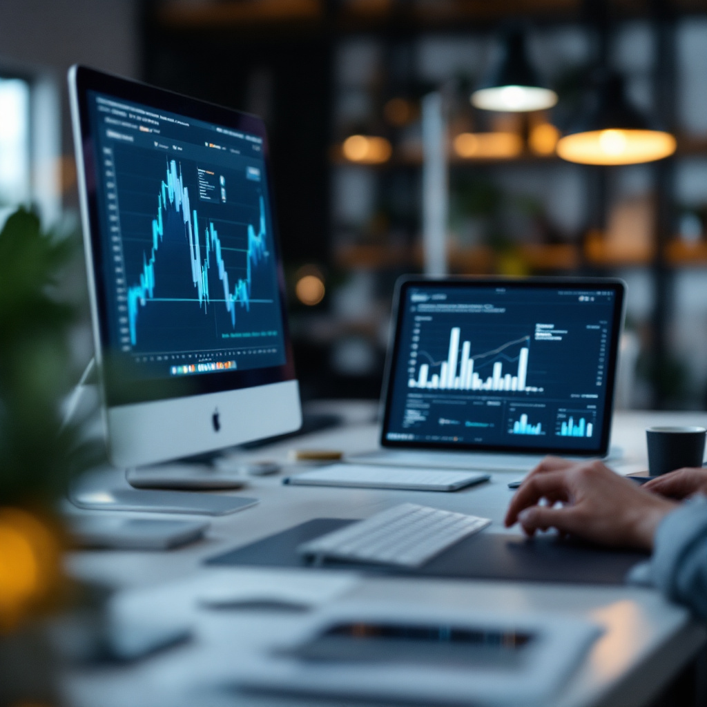 sentiment analysis implementation, research process, modern technology workspace, digital interface, clean tech aesthetic, step-by-step visual guide, practical demonstration, hands-on process