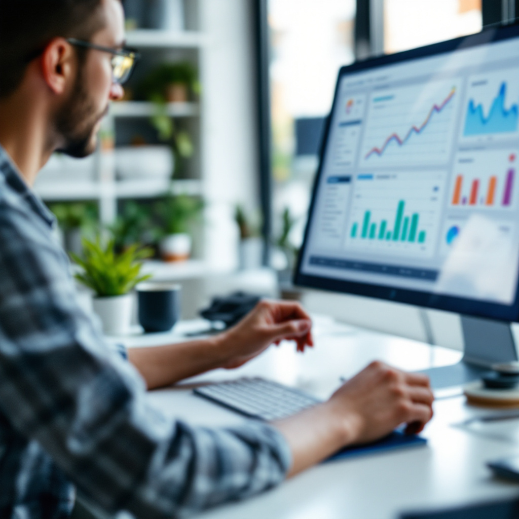 keyword research for implementation, knowledge process, modern technology workspace, digital interface, clean tech aesthetic, step-by-step visual guide, practical demonstration, hands-on process