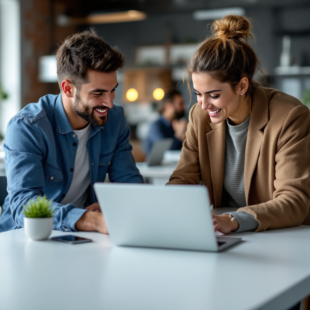 Small customer-service team onboarding from shared inbox to all-in-one platform, laptop shows AI Copilot and multi-chann