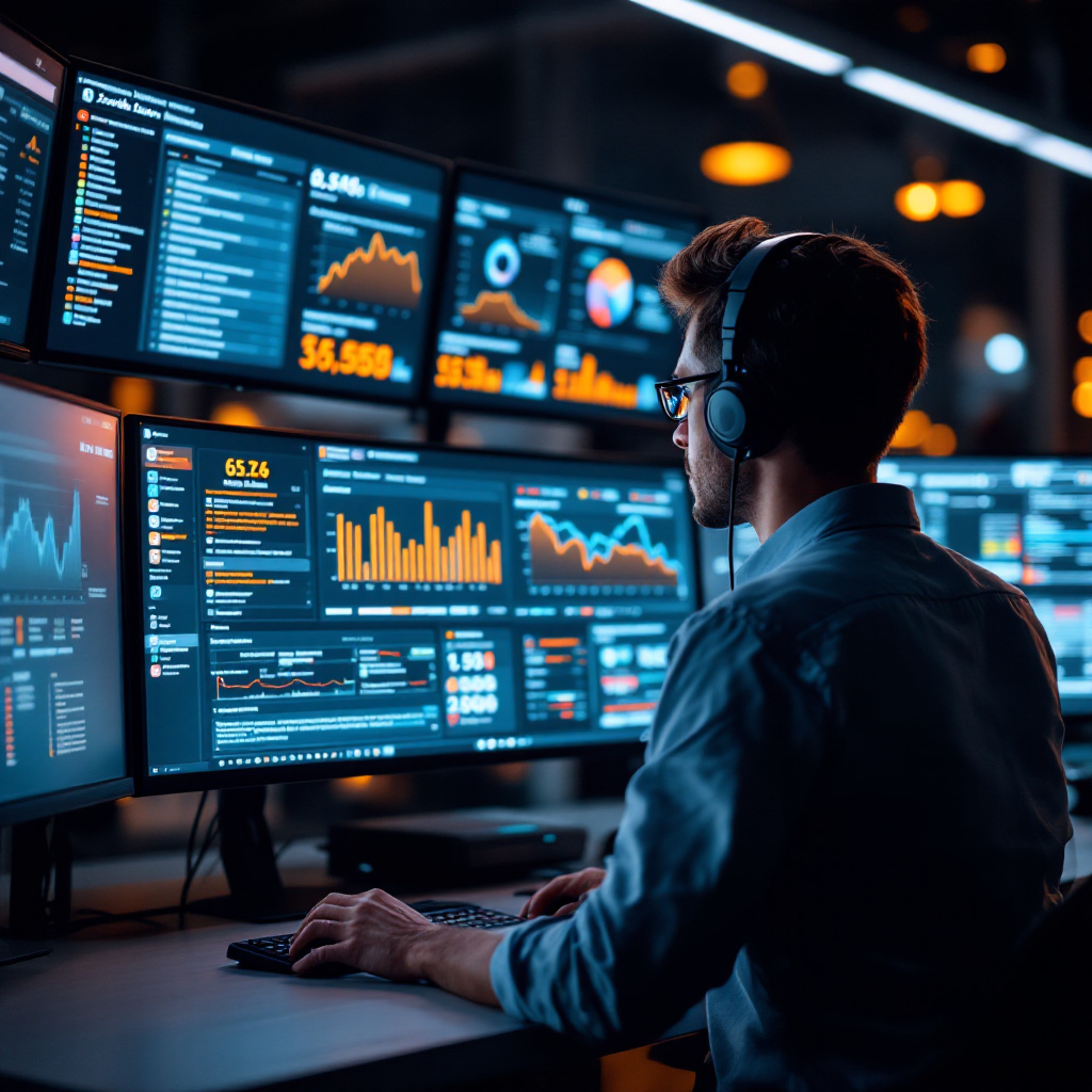 of enterprise support agent at command center